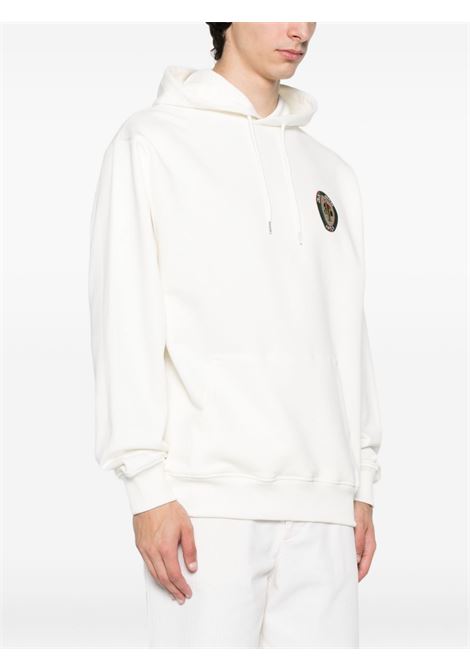 Felpa Con Cappuccio Con Logo Ricamato Le Groom in bianco Drole de monsieur - uomo DROLE DE MONSIEUR | HO185CO127OW